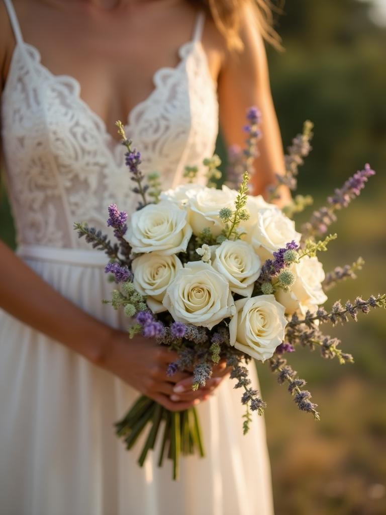 Wedding floral styling